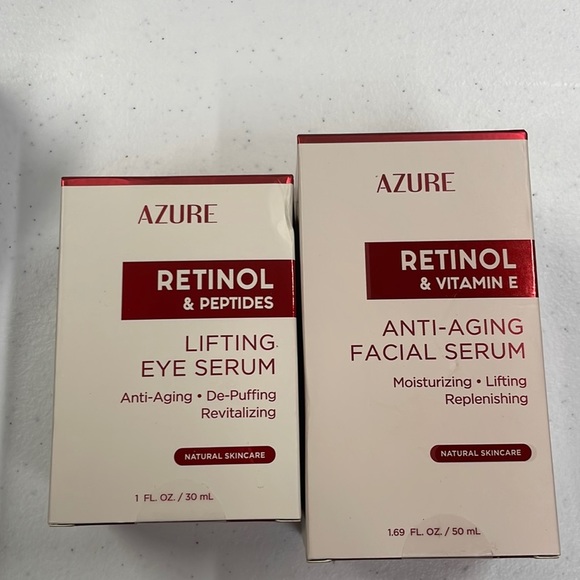 azure Skincare Azure Retinol And Vitamin E Anti Aging Facial Serum
